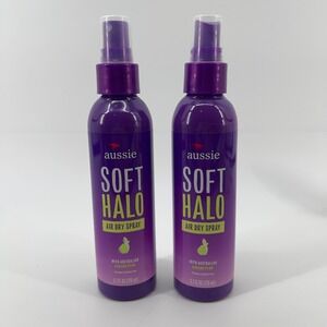 2 PACK Aussie Soft Halo Air Dry Spray 5.7 fl‎ oz Paraben & Sulfate Free NEW